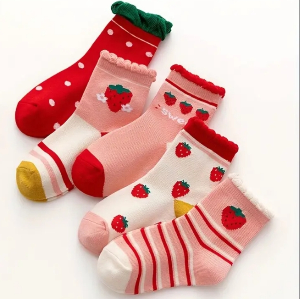 Strawberry Patch Socks